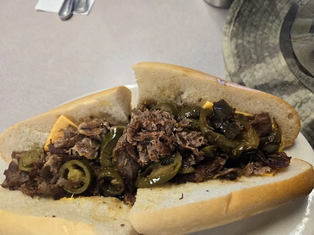 Cheesesteak with Peppers and Onions Sub